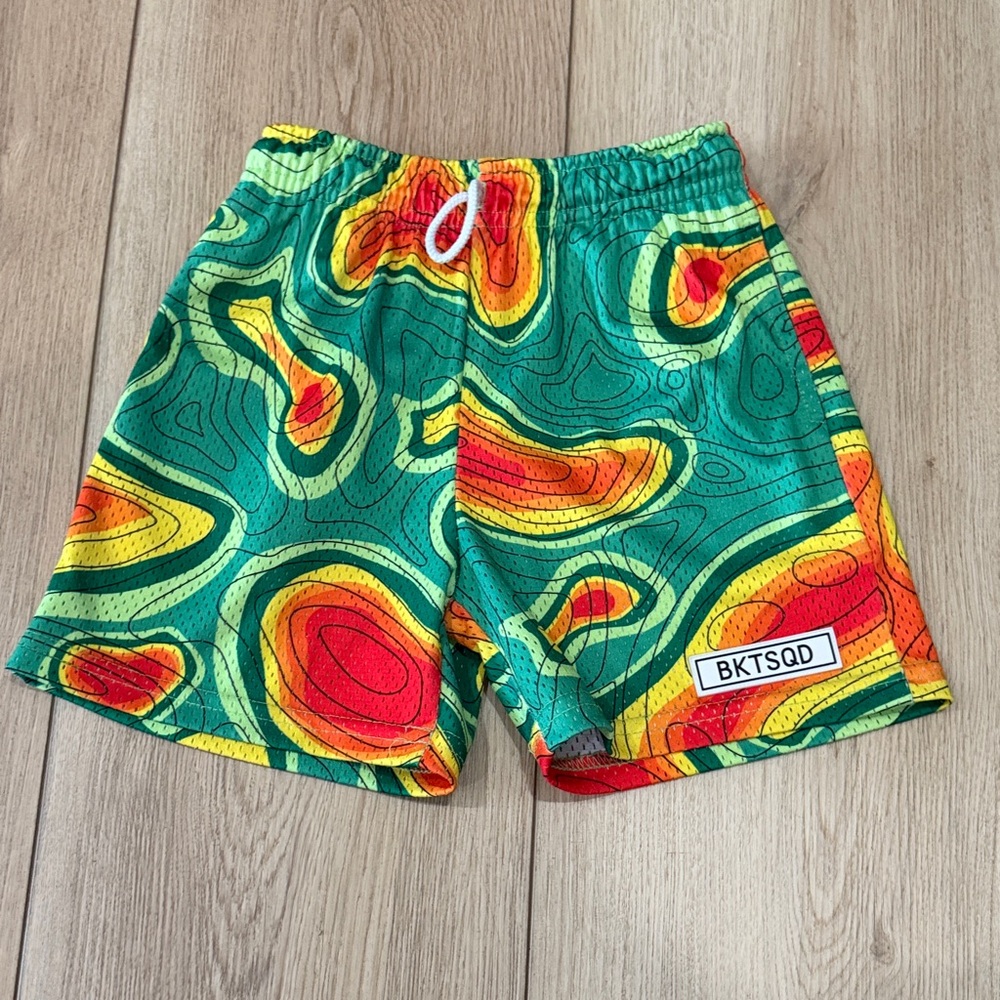 Kids Vibrant Patterned Shorts